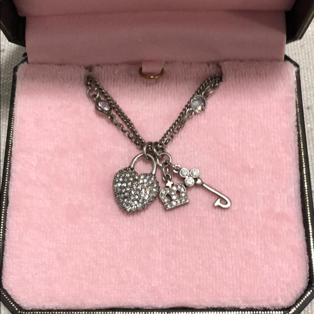 Juicy couture key to heart necklace